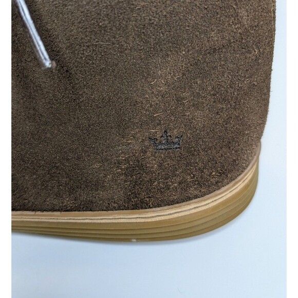 Peter Millar Suede Chukka Boots Brown Men 11W Wide Lace Up Made in Brazil Preppy main image 8